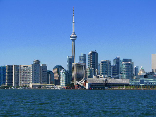 Toronto skyline. Photo by Flickr user Michael Gil.